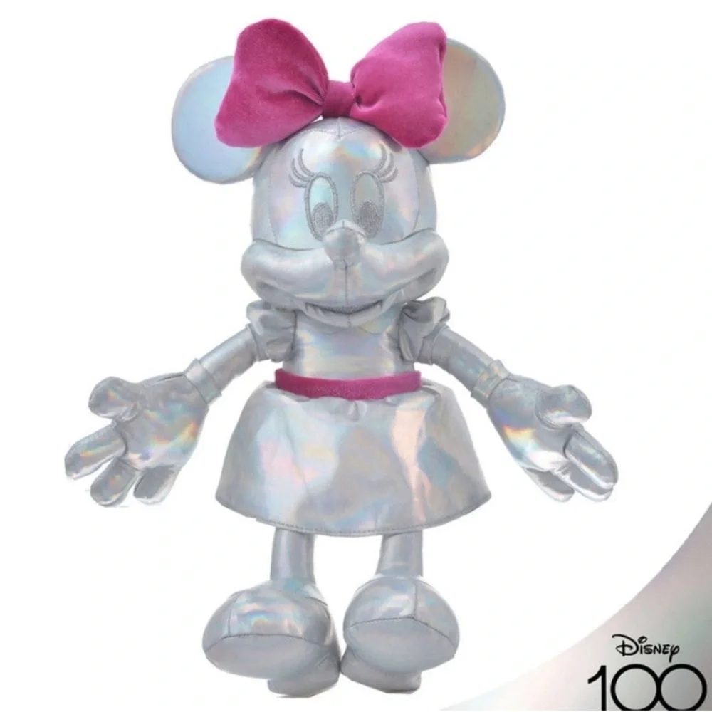 🇺🇸FIRM PRICE🇺🇸 Minnie Mouse Plush toy Shiny The Disney100 Platinum